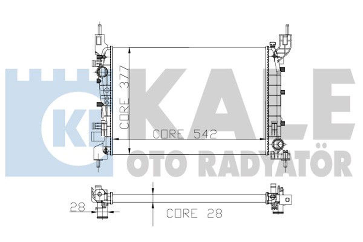 Su Radyatörü Linea 1.4 Mpı 1 Sıra Al Pl Sistem