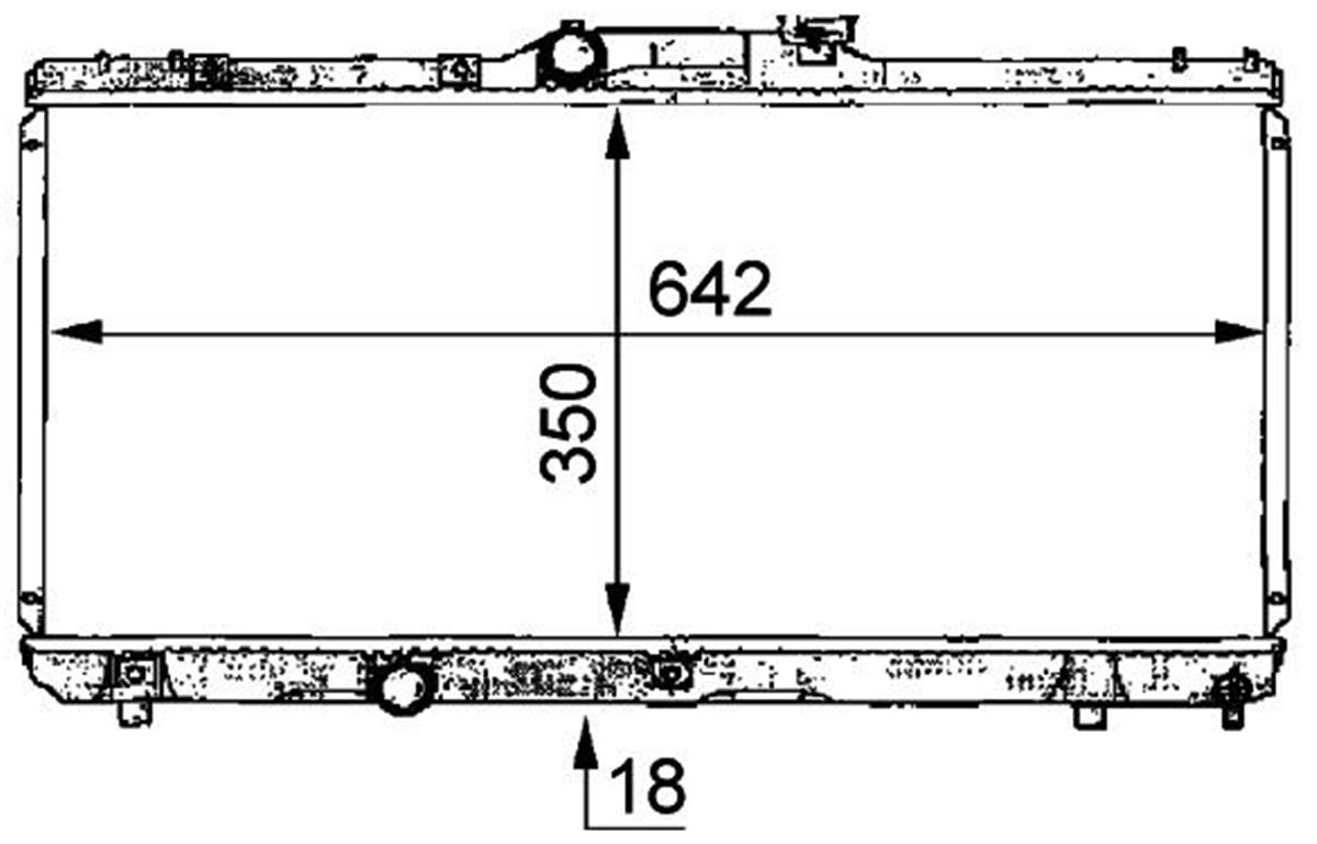 Su Radyatoru-(Man.)-(Corolla 93>98 