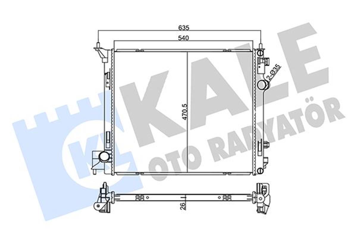 Su Radyatörü Nıssanqashquaı / Xtraıl 1.6L 2013