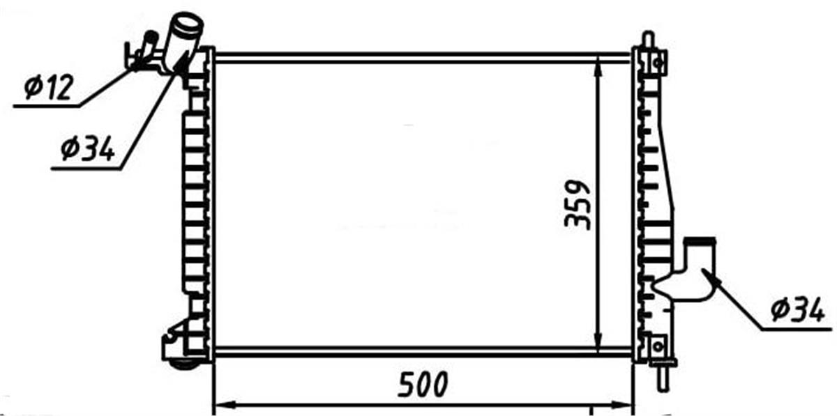 SU RADYATORU OPEL VECTRA B 2.0 DIZEL