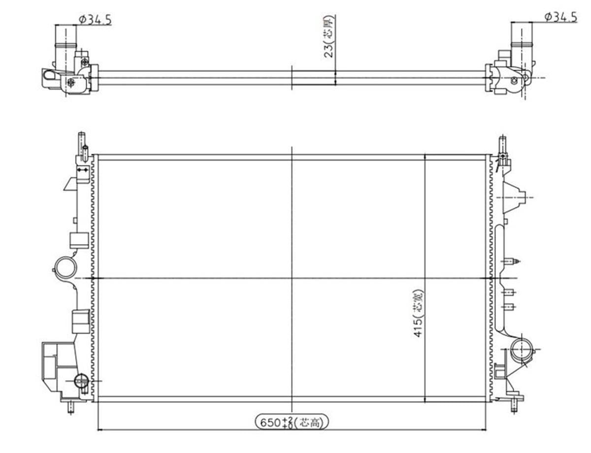 SU RADYATORU  OPEL - VECTRA C 1.6 XEP
