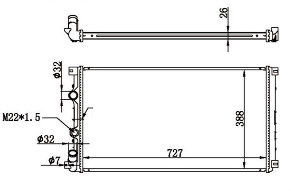 Su Radyatoru Renault:Master 2- Movano 2.8Td S9w Nac