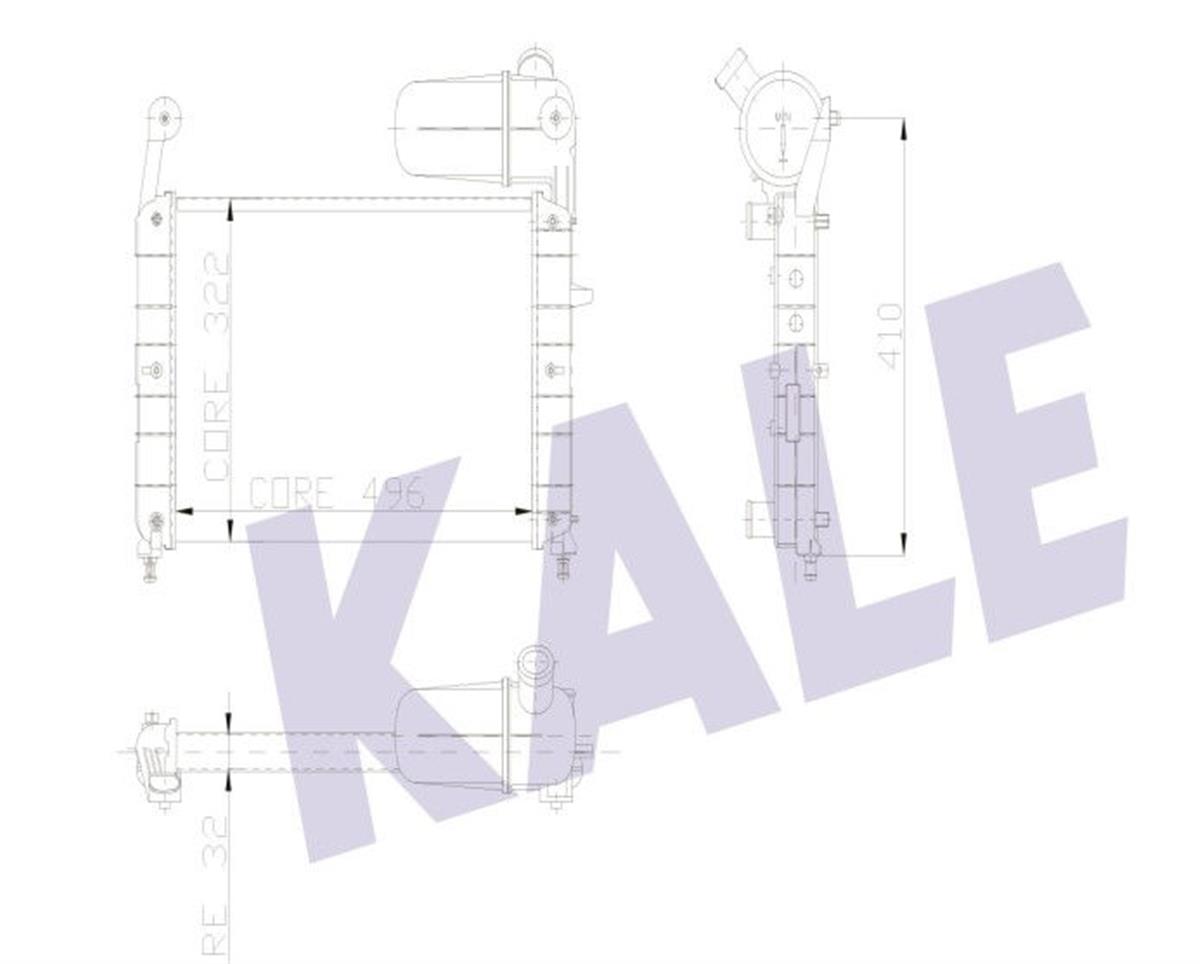 Su Radyatörü Tıpo 1.6 S/Sx/Slx 88-91 Mt Nac