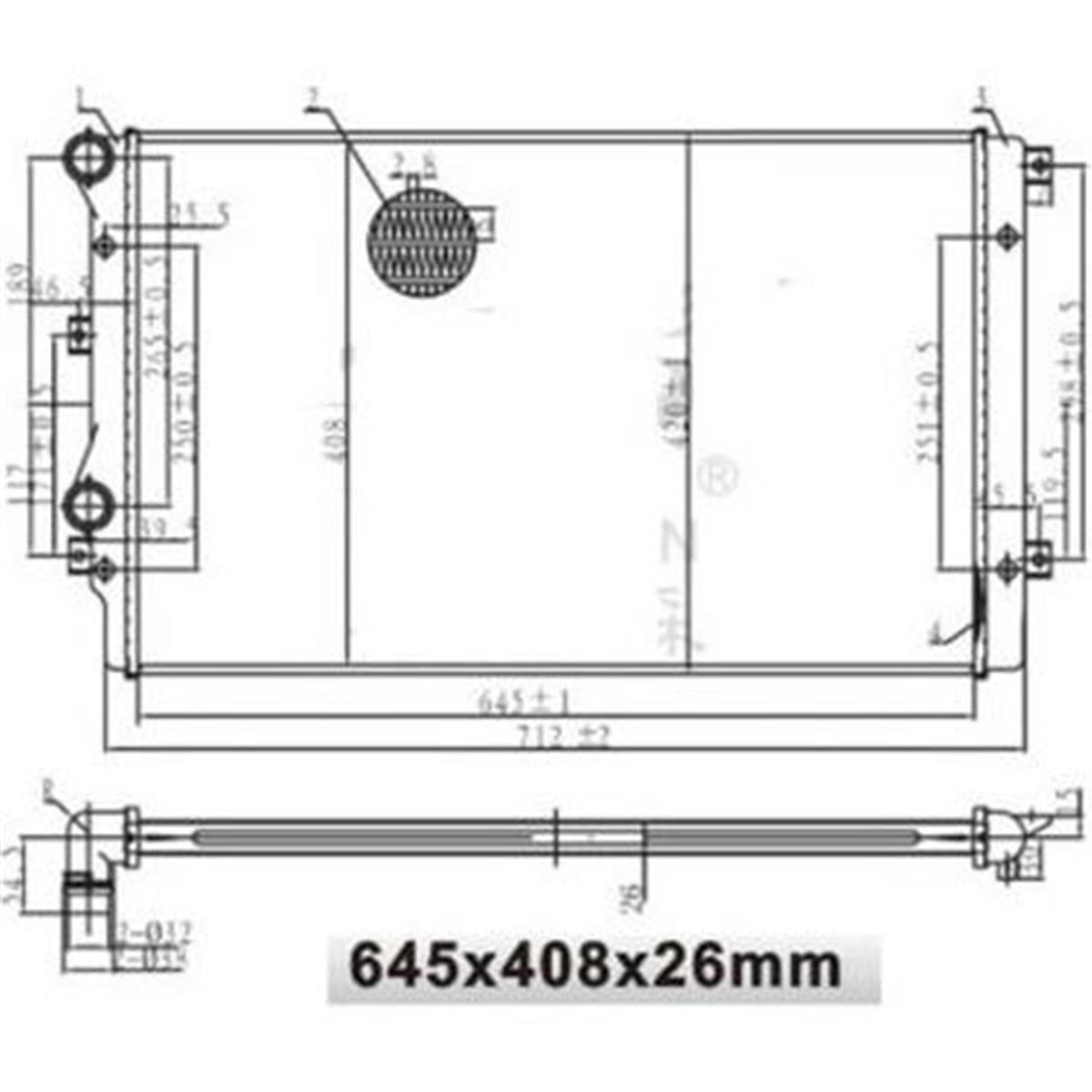 Su Radyatoru  Vw:Caddy 3 1.9Tdı 03-07 Passat 1.9Tdı 06-07 Jetta Iıı 04-07 645X