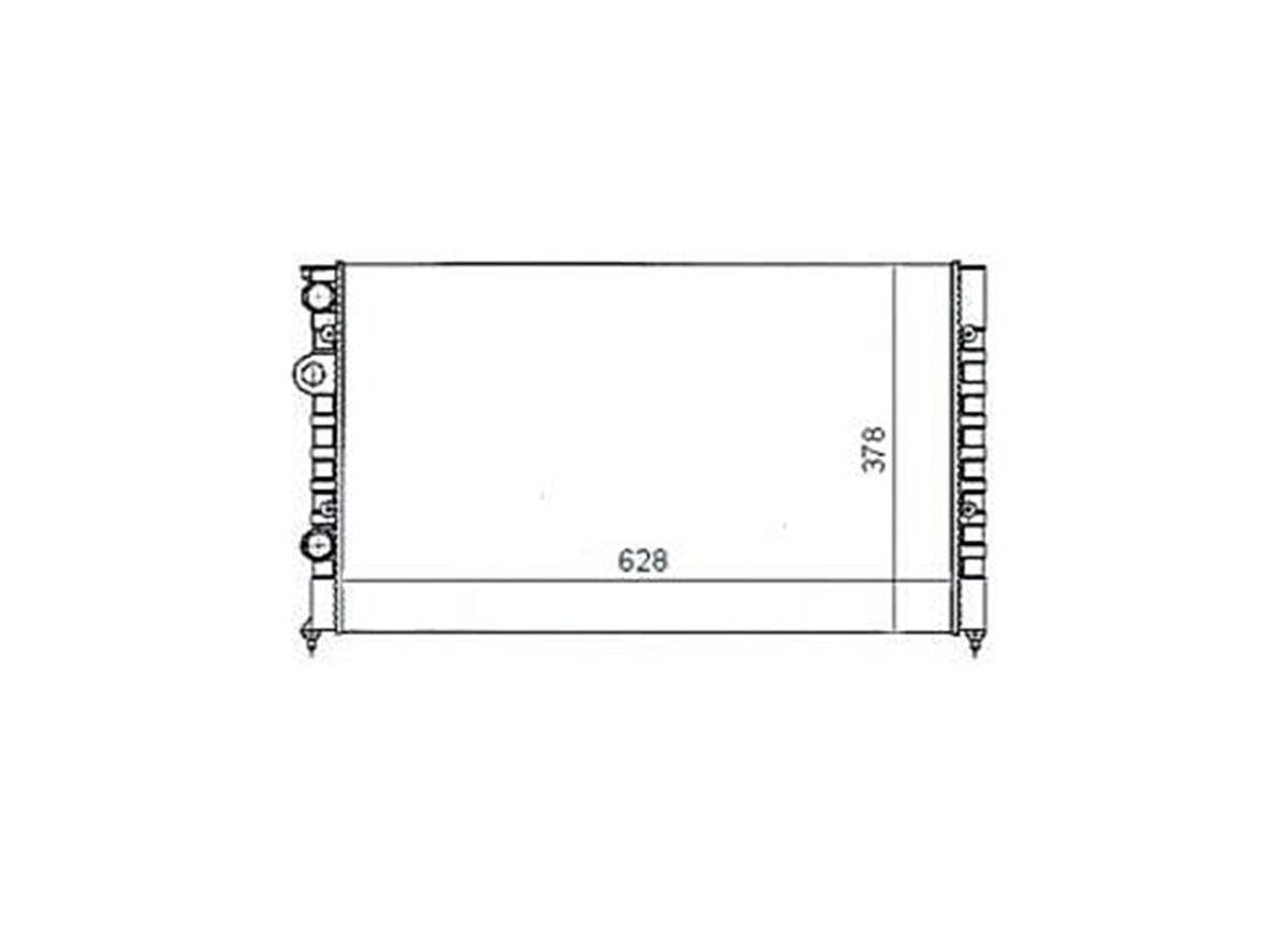 Su Radyatoru Vw:Polo Clasiç  Ac+ 96-00 Aft Caddy Iı/ 1.9Sdı-1.9Tdı 96-04 623X378