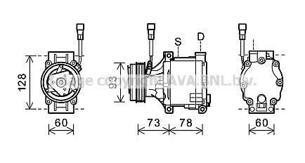 Subaru Legacy IV Klima Kompresörü DENSO