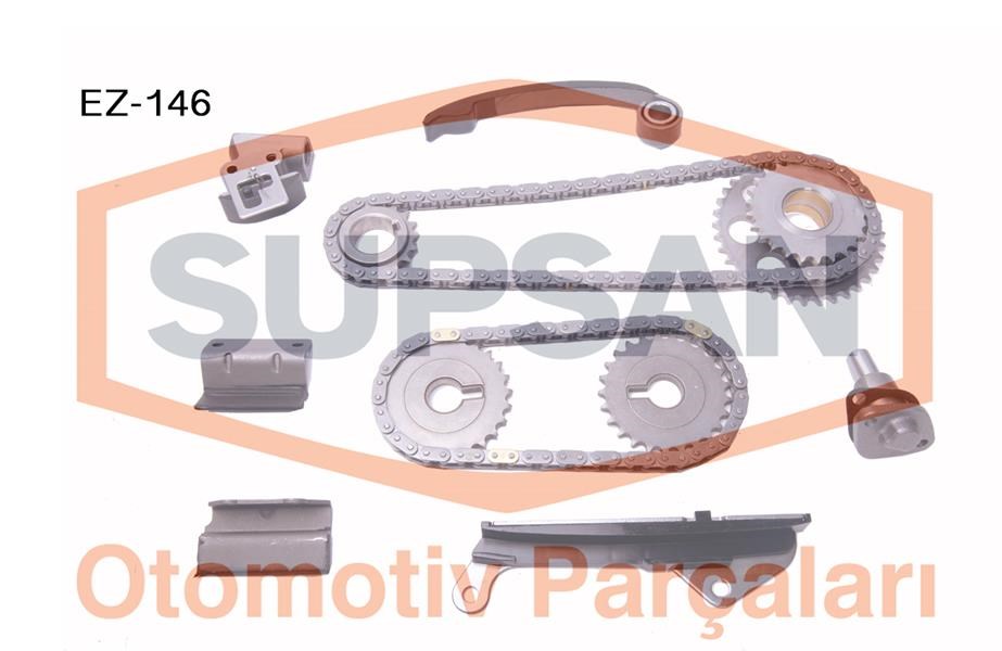 Nissan Sunny NX Coupe 1.4L 1.6L Eksantrik Zincir Seti SUPSAN