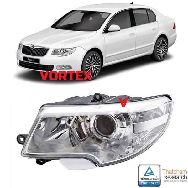 Skoda Superb Ön Far Sol Mercekli [2008-] DOGAN-