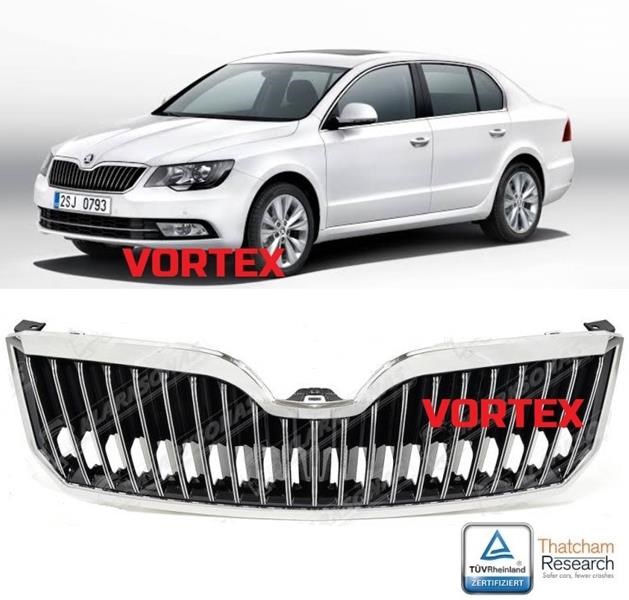 Skoda Superb Ön Panjur Full Kromlu DOGAN-