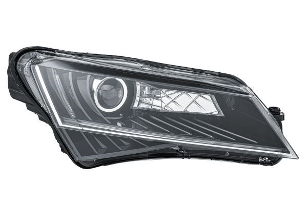 Skoda Superb Sağ Xenon Far Komple HELLA