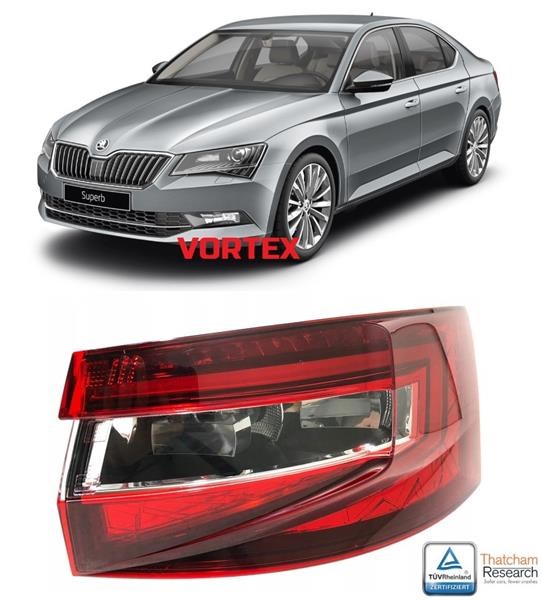 Skoda Superb Arka Stop Lambası Sol LED'li DOGAN-