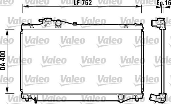 Toyota Supra Radyatör [93-96] VALEO