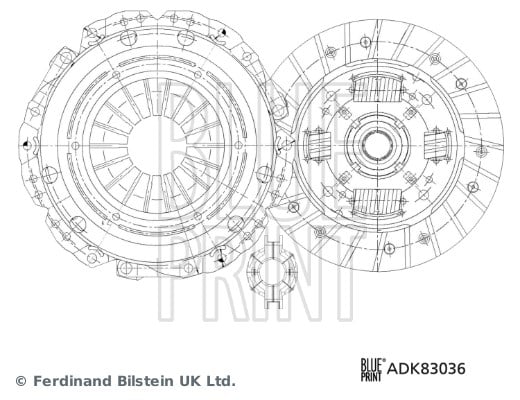 Suzuki SJ Series Debriyaj Seti BLUEPRINT