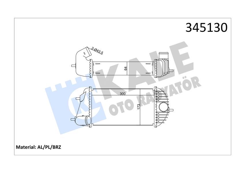 Suzuki Swift IV İntercooler KALE-RADYATOR