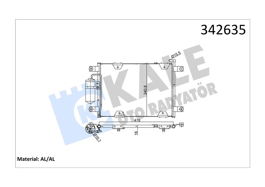 Suzuki Grand Vitara Klima Kondenseri KALE-RADYATOR