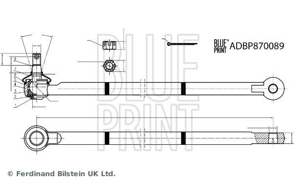 Suzuki SJ 413 Samurai Direksiyon Rotu BLUEPRINT