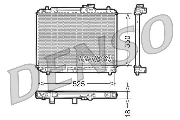 Suzuki Baleno Motor Su Radyatörü DENSO