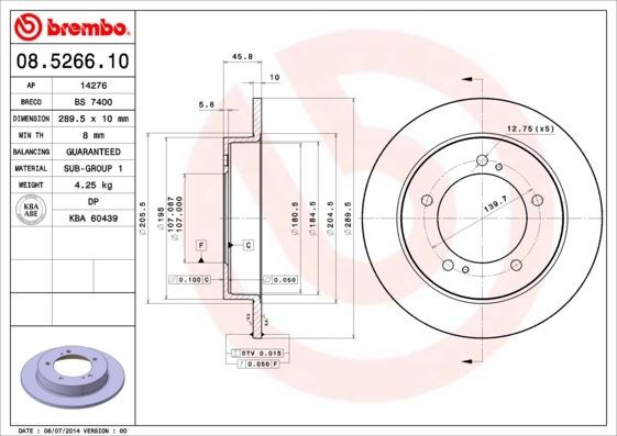 Suzuki Jimny 1.3L M13A SN413 04-> Vitara 1.6L G16A 3 Kapı 8 Supap 88-91 X-90... BREMBO