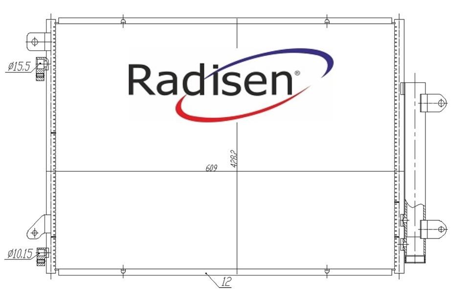 Suzuki SX4 Klima Radyatörü RADISEN