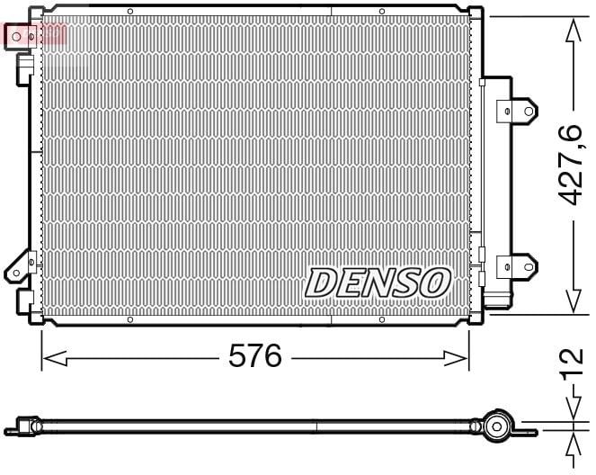 Suzuki SX4 S-Cross Klima Radyatörü Kondenser DENSO
