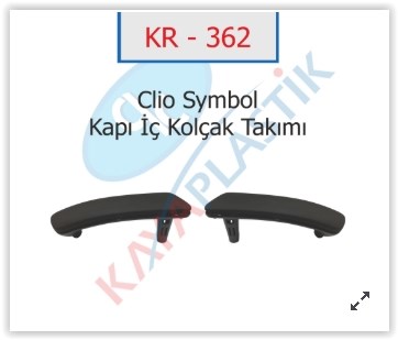 Renault Symbol Sandero Kapı İç Kolçak Takımı KAYA