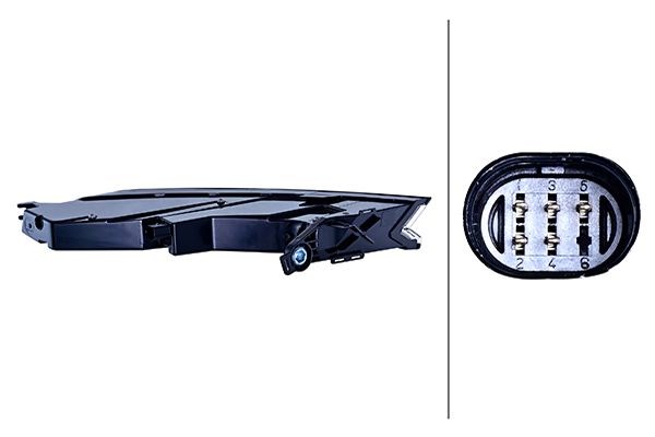 Porsche Taycan Arka Far LED Sol HELLA