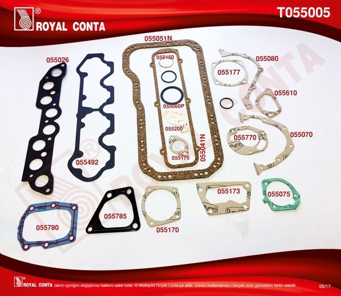Fiat Tempra Motor Takım Contası Yarım SKC'siz ROYAL