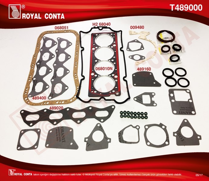 Fiat Tempra 2000 16V Takım Conta Subap Lastikli ROYAL