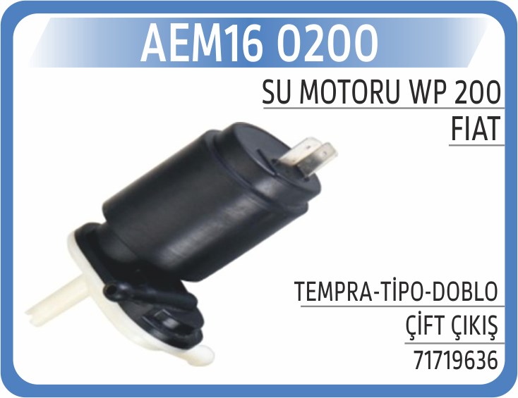 Fiat Tempra Tipo Doblo Su Motoru WP 200 Çift Çıkış AEM