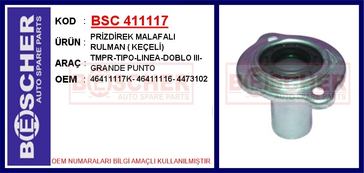 Fiat Tempra Prizdirek Malafalı Rulman Keçeli BESCHER