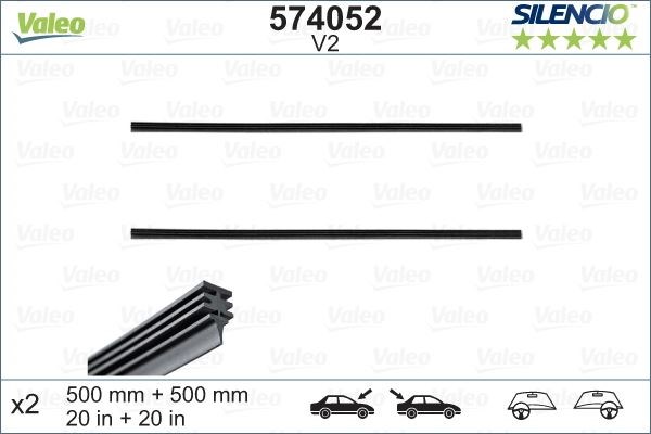 Fiat Tempra Tipo Silecek Lastiği 500 500 mm VALEO