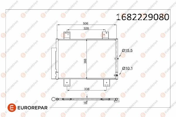 Daihatsu Terios Klima Radyatörü Kondenser EUROREPAR