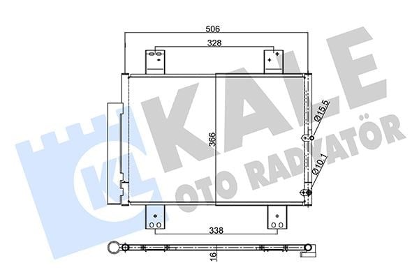 Daihatsu Terios Klima Radyatörü Kondenser [06-09] KALE-RADYATOR