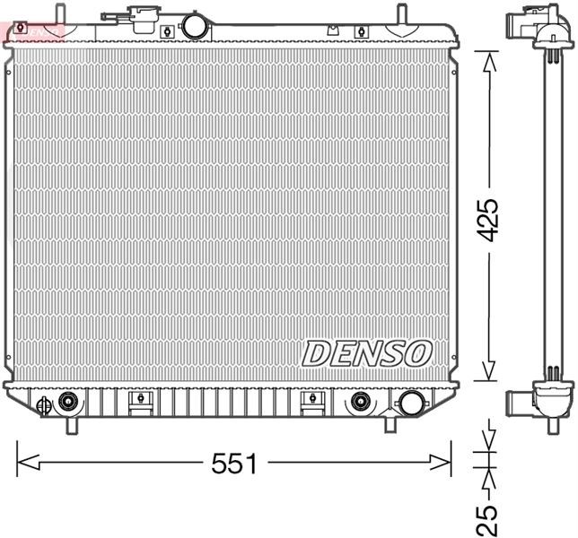 Daihatsu Terios Motor Su Radyatörü DENSO