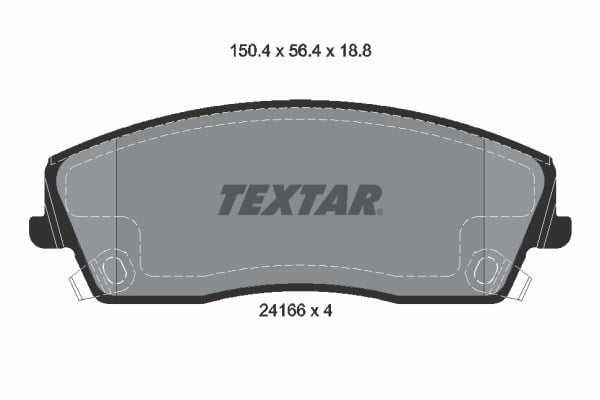 Dodge Challenger Ön Fren Balatası TEXTAR