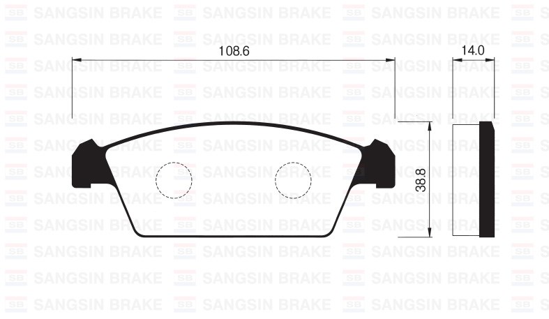 Daewoo Tico Suzuki Alto Ön Fren Balatası SANGSIN