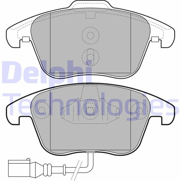 Volkswagen Tiguan Ön Balata DELPHI