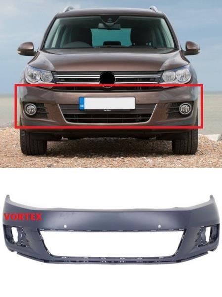 Volkswagen Tiguan Ön Tampon Düz DOGAN-
