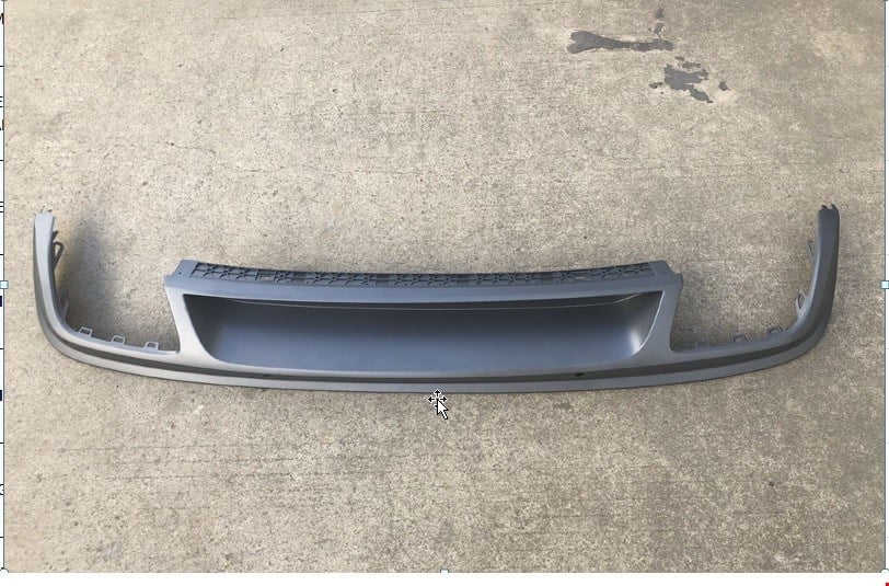 Volkswagen Tiguan Arka Tampon Spoyleri Çift Egzoz DOGAN-