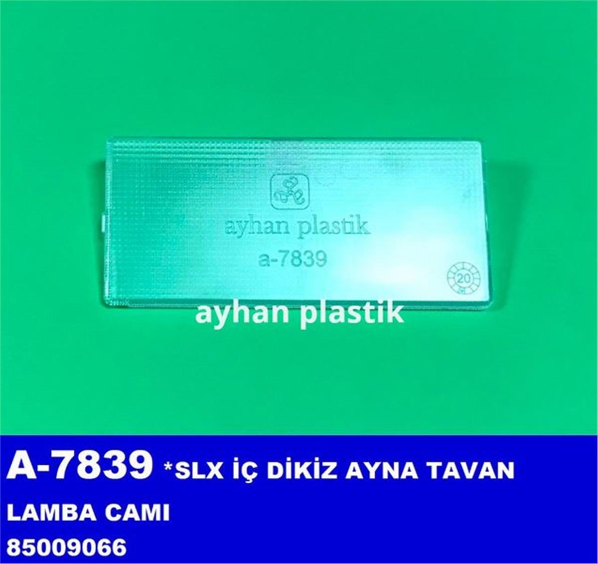 Tofaş Slx Tavan Lamba Camı 85009066