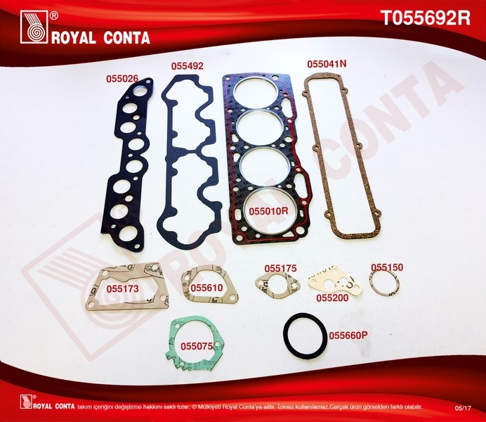 Tofaş Tempra SLX Üst Takım Conta ROYAL
