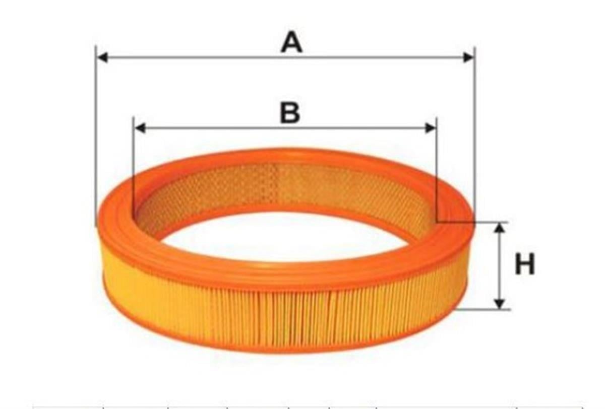 Fiat Doğan Slx Hava Filtresi Grat Saçlı