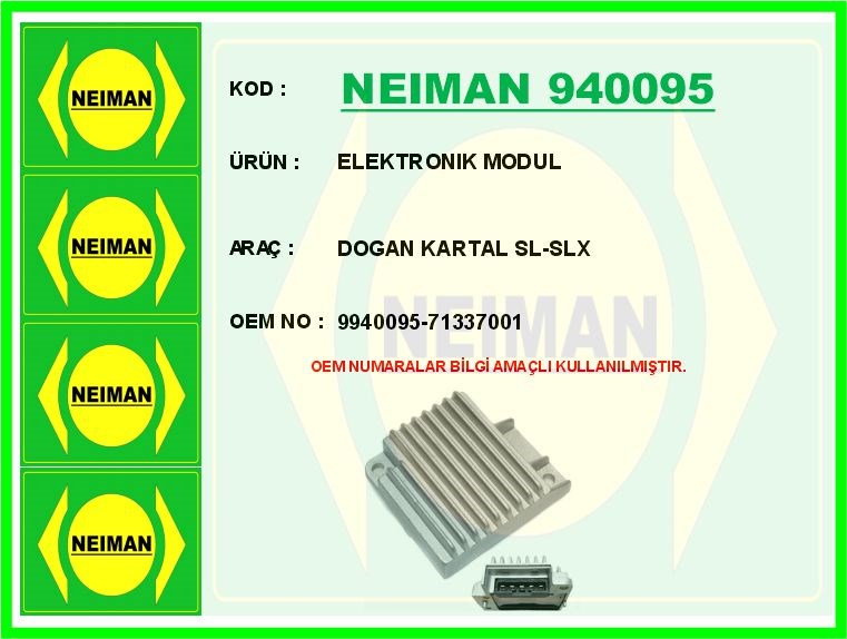 Tofaş Doğan Elektronik Modül BESCHER