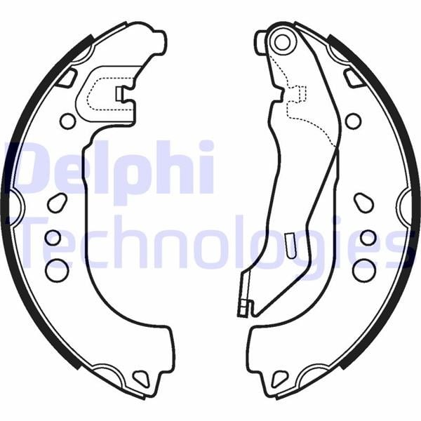 Seat Toledo Arka Fren Pabucu DELPHI
