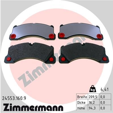 Volkswagen Touareg Ön Balata ZIMMERMANN