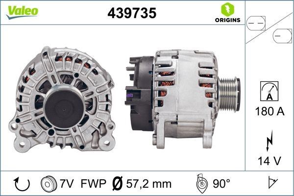 Volkswagen VR6 Touareg Alternatör VALEO