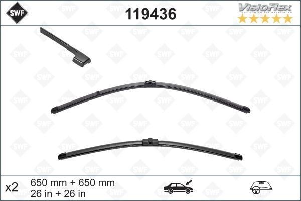 Volkswagen Touareg 1 Silecek Süpürgesi 650x650 mm VALEO