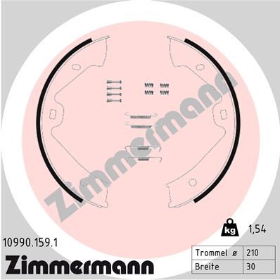 Volkswagen Touareg Porsche Cayenne El Fren Pabuç Balata 210x31 ZIMMERMANN