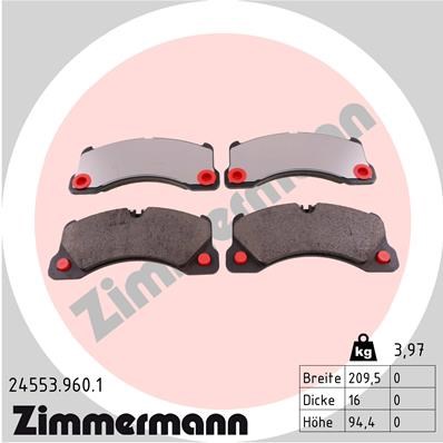 Volkswagen Touareg Ön Balata ZIMMERMANN