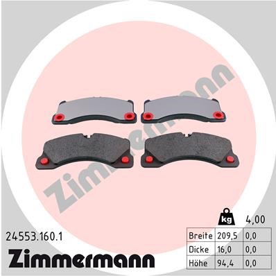 Volkswagen Touareg Ön Balata ZIMMERMANN